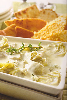 Artichoke Dip With Gorgonzola And Fontiago