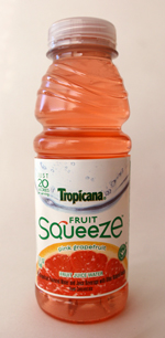 Tropicana Fruit Squeeze Pink Grapefruit