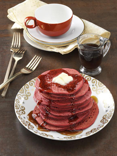 Red Velvet Pancakes