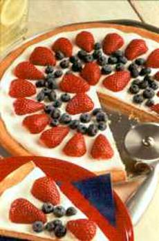 Fourth of July Cookie Pizza