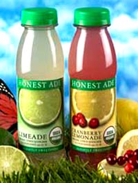 Honest Ade Limeade and Cranberry Lemonade