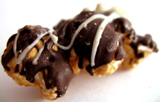 chocolate-covered popcorn