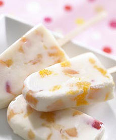 Peaches & Cream Pops