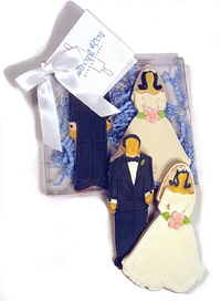 Bride and Groom Cookies