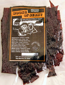 House Of Jerky Ostrich Jerky