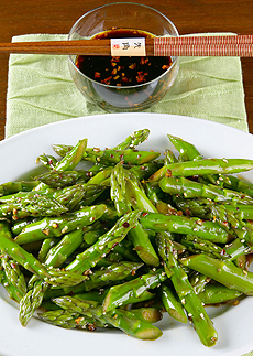 Sweet & Spicy Szechuan Asparagus
