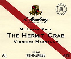 d'arenberg Hermit Crab Viognier Marsanne