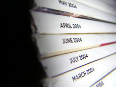 stack of magazines
