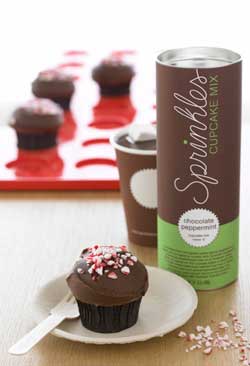 Sprinkles Chocolate Peppermint Cupcake