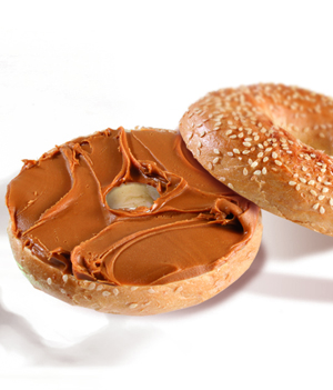 Bagel With Speculoos Spread