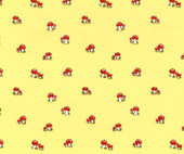 mushrooms fabric