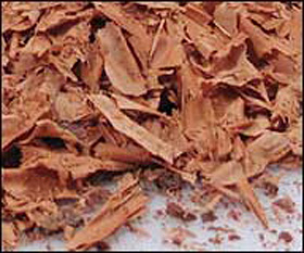 Chocolate shavings